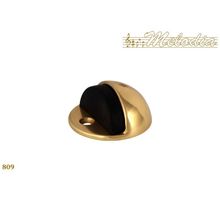 Ограничитель для двери напольный Melodia 809 Полированная латунь
