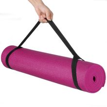 Коврик для йоги 173х61х0,3 см (розовый) с чехлом для переноски T07623