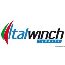 Osculati Italwinch Raja winch 2300 W - 24 V with drum - N. 2 gypsy 14 mm, 02.410.02