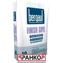 Шпатлёвка гипсовая белая Bergauf Finish Gips, (18 кг) 56 шт под