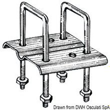 Osculati Right mounting bracket for roller, 02.040.78