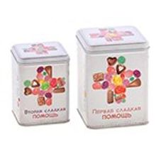 Набор баночек для хранения Сладкая помощь 2 шт 711505