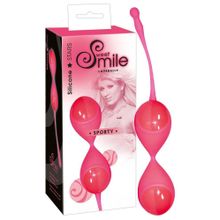 Orion Розовые вагинальные шарики с хвостиком для извлечения (розовый)