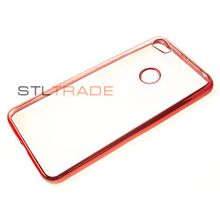 Redmi Note5a Xiaomi силиконовый чехол с каймой красный