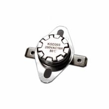 Термостат KSD303 16A, 80°С, биметаллический, самовозвратный, 316080