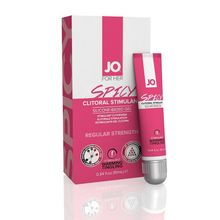 System JO Возбуждающий гель для клитора сильного действия JO SPICY CLITORAL GEL - 10 мл.