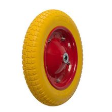 Колесо для тачки садовой W13-400 6PU (16) полиуретановое