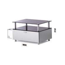 JUST RACKS JRS 81 Silver with drawer