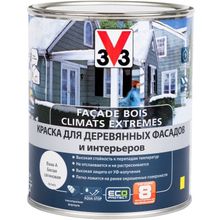 V33 Facade Bois Climats Extremes 1 л белая