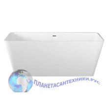 Ванна из искусственного камня Aquanet Demure TC-S03B 165x73, матовая