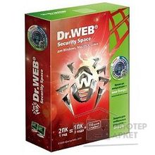 Dr. Web BHW-B-12M-2A3 AHW-B-12M-2-A2 BHW-B-12M-2A2  Security Space, картонная упаковка, на 12 месяцев, на 2 ПК. Promo