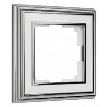 Werkel Рамка на 1 пост Werkel хром белый W0011331 ID - 436188