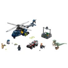 Конструктор LEGO 75928 Jurassic World Погоня за Блю на вертолёте