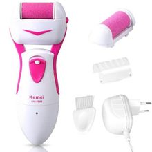 Пилка для пяточек Kemei KM-2502 + сменный ролик в комплекте
