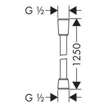 Шланг для душа Hansgrohe Isiflex (28272000) (1,25 м)