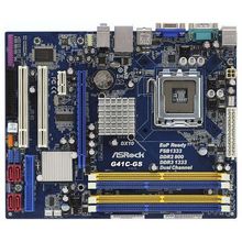 Материнская плата ASRock G41C-GS RTL R 2.0{LGA775, G41, DDR3, PCI-E, 6ch Audio, LAN, SATAII, D-Sub, mATX}