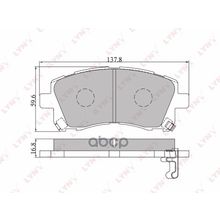 Колодки Тормозные Дисковые | Перед | LYNXauto арт. BD7104