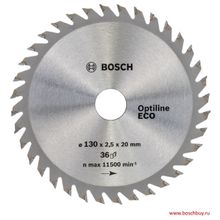 Bosch Пильный диск Optiline ECO 130х20 16х36 (2608641782 , 2.608.641.782)