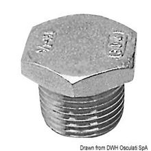 Osculati SS pipe cap 11 4, 17.123.05