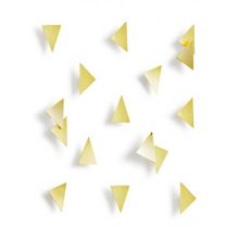 Umbra Confetti Triangles латунь