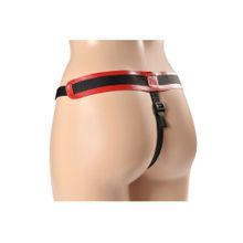 Sitabella Красно-чёрные трусики с плугом HARNESS Trapper - размер M-XL (M-XL   красный с черным)