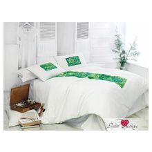 Issimo Постельное белье КПБ Habitat Цвет: Зелёный (2 сп. евро)