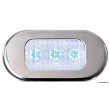 Osculati Polycarbonate courtesy light 3 blue LEDs, 13.181.03