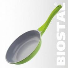 Сковорода Biostal 26см - салатный серый Bio-FP-26
