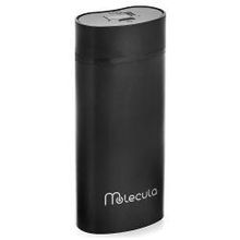 внешний аккумулятор Powerbank Molecula PB-5.2-03 (black), 5200 мАч, черный,  1 USB-порт, 1 A