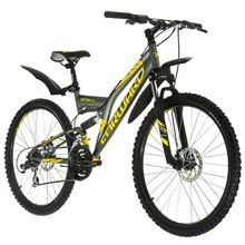 Велосипед FORWARD Raptor 2.0 Disc (2017) 16" серый RBKW7SN6Q011