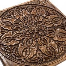 Нарды резные "Орнамент" с цельным рисунком