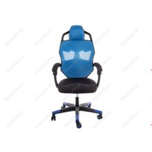 Компьютерное кресло Knight черное   голубое