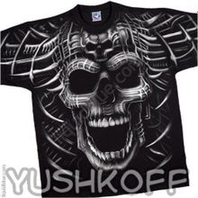 Liquid Blue Psycho Skull