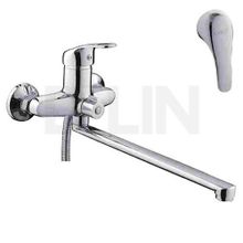 Смеситель для ванны с длинным изливом300 мм. Дивертор в корпусе D-lin D146411-8