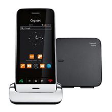 Р Телефон dect gigaset sl930a серебристый металлик автооветчик gigaset