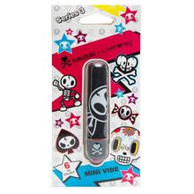 Tokidoki Чёрная вибропуля с принтом MINI BULLET VIBRATOR BONBON