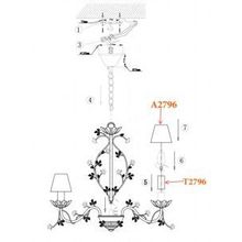 Подвесная люстра Odeon Light Tender 2796 6