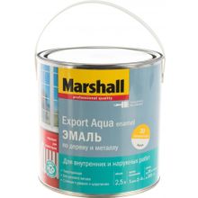 Marshall Export Aqua Enamel 2.5 л белая полуматовая