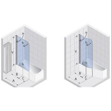 Шторка для ванной Riho Nautic (GGT0220891800) (90x150)