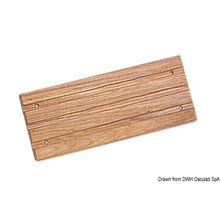 Osculati Teak foot board 215x82 mm, 71.605.06