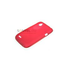 Силиконовый чехол для HTC Desire V красный в тех.уп.