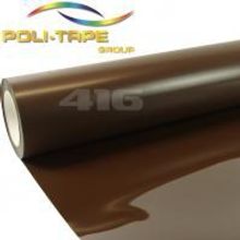 POLI-FLEX Premium 416 Brown термотрансферная плёнка матовая самоклеющаяся полиуретановая 0,5 м, 100 мкм, 25 метров