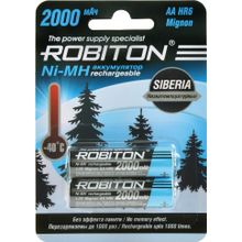 Аккумулятор ROBITON 2000MHAA-2 Siberia низкотемпературные BL2