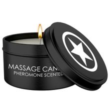 Shots Media BV Массажная свеча с феромонами Massage Candle Pheromone Scented (черный)