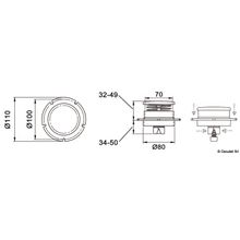 Osculati Wind Shell venting system Open   Close valve, 53.520.01