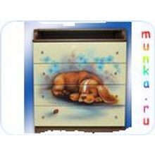 Комод Нижний Новгород "СОБАКА" ЭК80 4-04 МДФ