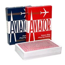 Карты "Аviator Jumbo Index Red & Blue"