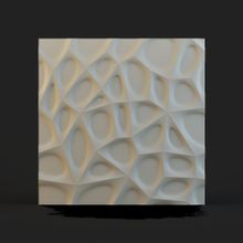 Стеновая гипсовая 3D панель – Паутина, 500х500mm