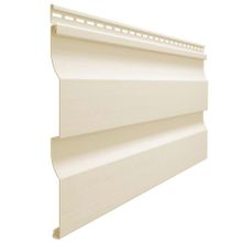 ДЁКЕ Премиум сайдинг сливки (3,6х0,23м)   DOCKE Premium корабельный брус сайдинг виниловый сливки (3,6х0,23м=0,84 кв.м.)