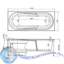 Панель фронтальная Aquanet Hellas 170